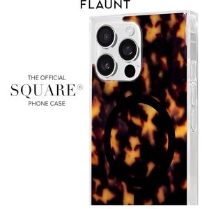 NIB Flaunt Tortoise Shell Design Phone Case
